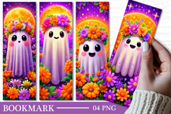 Ghost Bookmark Design Halloween Bookmark Printable Product Image 1
