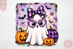 Ghost Bow PNG, Halloween Sublimation Design Product Image 4