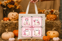 Ghost Breast Cancer Png, Halloween Sublimation Product Image 2