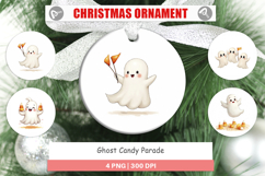 Ornament Watercolor Ghost Candy Parade Product Image 1