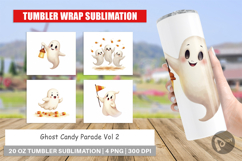 Tumbler Watercolor Ghost Candy Parade Product Image 1