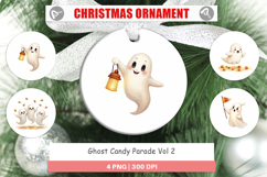 Ornament Watercolor Ghost Candy Parade Product Image 1