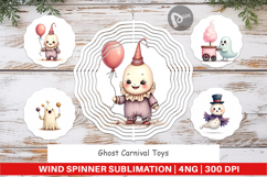 Wind Spinner Ghost Carnival Toys Product Image 1