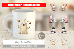 Mug Wrap Ghost Carnival Toys Product Image 1