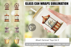 Glass Can Ghost Carnival Toys Product Image 1