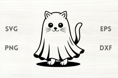 Ghost Cat SVG Product Image 1