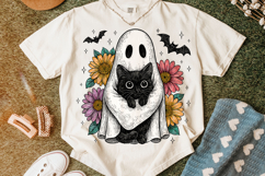 Cute Ghost PNG, Cat PNG, Spooky PNG, Fall PNG, Halloween PNG Product Image 5