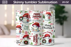 Cute Christmas Ghost Tumbler | Christmas Seamless Tumbler Product Image 3