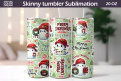 Cute Christmas Ghost Tumbler | Christmas Seamless Tumbler Product Image 4