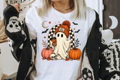 Ghost Coffee PNG, Spooky Season Shirt Design Product Image 2