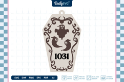 Halloween Keychain SVG Product Image 3