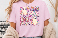 Ghost Coquette Bow Halloween Sublimation PNG Product Image 3