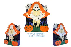 Cute Halloween Ghost 3D Shadow Box SVG Cutting File Product Image 2