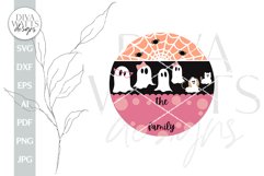 Family Ghost SVG Halloween Ghost Family SVG Halloween Sign Product Image 2