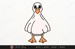 Ghost Goose SVG | Halloween Spooky Goose PNG Product Image 1