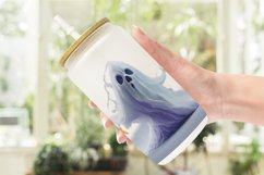Ghost Halloween Glass Can Wraps Product Image 2