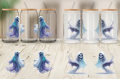 Ghost Halloween Glass Can Wraps Product Image 4