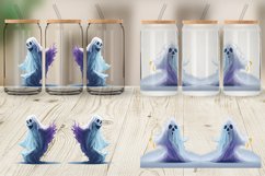 Ghost Halloween Glass Can Wraps Product Image 5