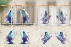 Ghost Halloween Glass Can Wraps Product Image 6