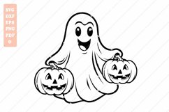 Funny Halloween, Ghost svg, Halloween shirt svg, Boo svg Product Image 1