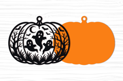 Ghost Halloween Pumpkin SVG Product Image 3