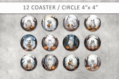 Halloween Ghost Round Coaster Bundle Product Image 2