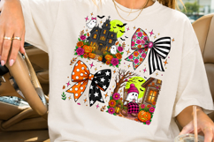 Ghost Haunted House Sublimation Design PNG Product Image 2