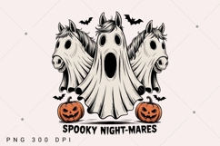 Ghost Horses PNG, Halloween Horse Png, Horse Lover Png Product Image 2