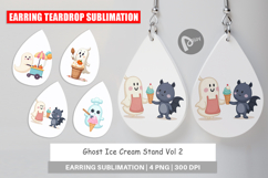 Earring Ghost Ice Cream Product Image 1