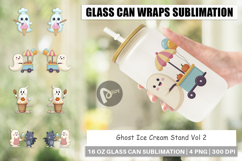 Glass Can Ghost Ice Cream Product Image 1