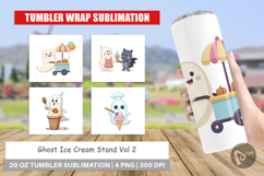 Tumbler Ghost Ice Cream Product Image 1