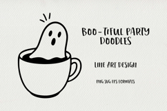 Funny Halloween Line Art Clipart SVG|PNG|EPS, BUNDLE. Product Image 20