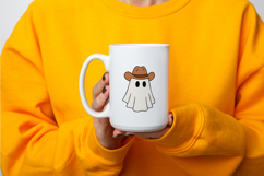 Cute Cartoon Ghost Clipart |Halloween PNG SVG Product Image 3