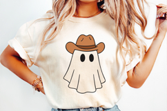 Cute Cartoon Ghost Clipart |Halloween PNG SVG Product Image 2