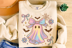 Iridescent Ghost Png, Coquette Halloween Design, Spooky PNG Product Image 6