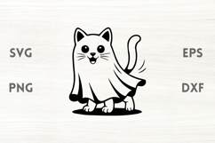 Ghost Kitty SVG Product Image 1