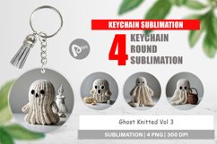 Keychain Ghost Knitted Product Image 1