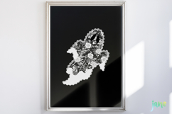 Ghost Lace Pattern PNG Product Image 3