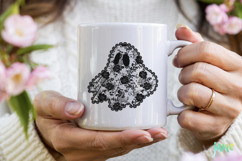 Ghost Lace Pattern PNG Product Image 5