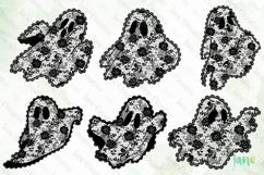 Ghost Lace Pattern PNG Sublimation Bundle Product Image 8