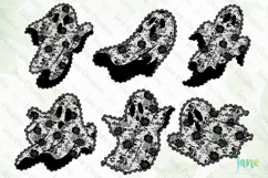 Ghost Lace Pattern PNG Sublimation Bundle Product Image 2