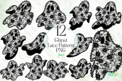 Ghost Lace Pattern PNG Sublimation Bundle Product Image 1