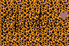 Orange And purple Leopard print Ghost Pattern Product Image 4