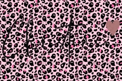 Pink Leopard Print Ghost Pattern | Cute Halloween Paper Product Image 4