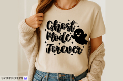 Ghost Mode Forever Halloween SVG PNG Design Product Image 3