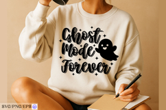 Ghost Mode Forever Halloween SVG PNG Design Product Image 4