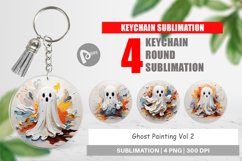 Keychain Ghost Painting Product Image 1