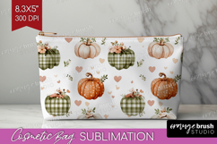 Cute Ghost Cosmetic Bag - Spooky Halloween Makeup Bag PNG Product Image 1