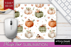 Cute Ghost Mouse Pad Sublimation - Spooky Halloween Mousepad Product Image 1