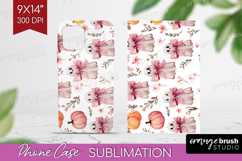 Cute Ghost Phone Case PNG - Spooky Halloween Case PNG Product Image 1